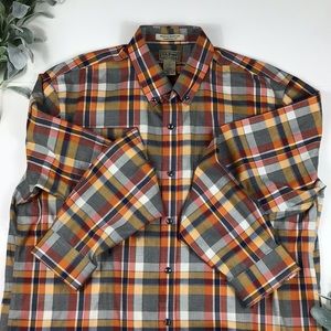 L.L Bean > Plaid > Button Down > L